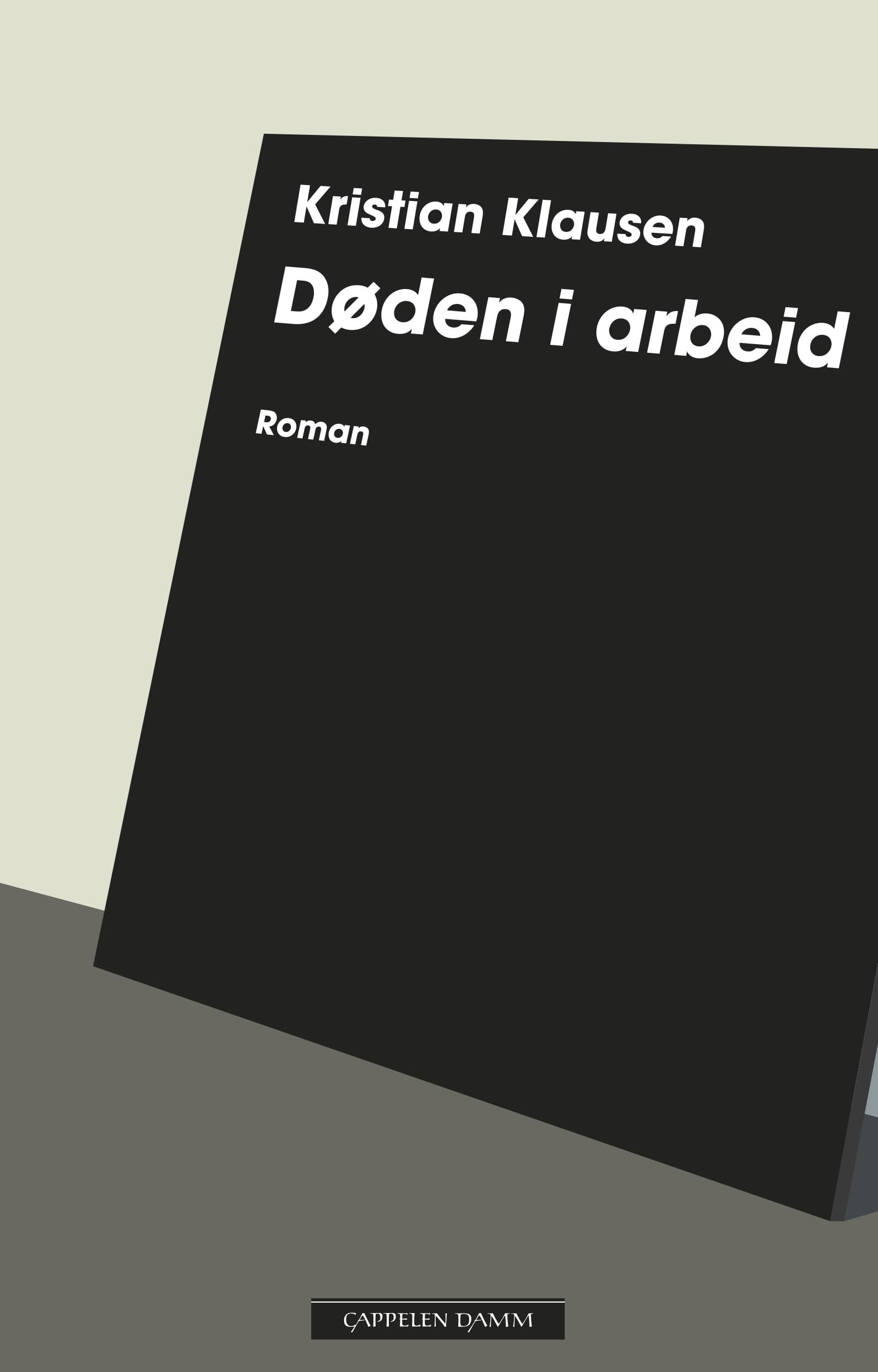 Omslag Døden i arbeid av Kristian Klausen (Innbundet)