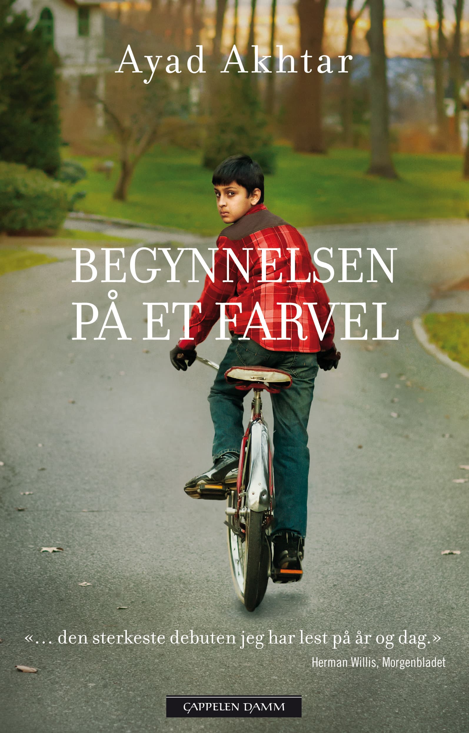 Omslag Begynnelsen på et farvel av Ayad Akhtar (Ebok)