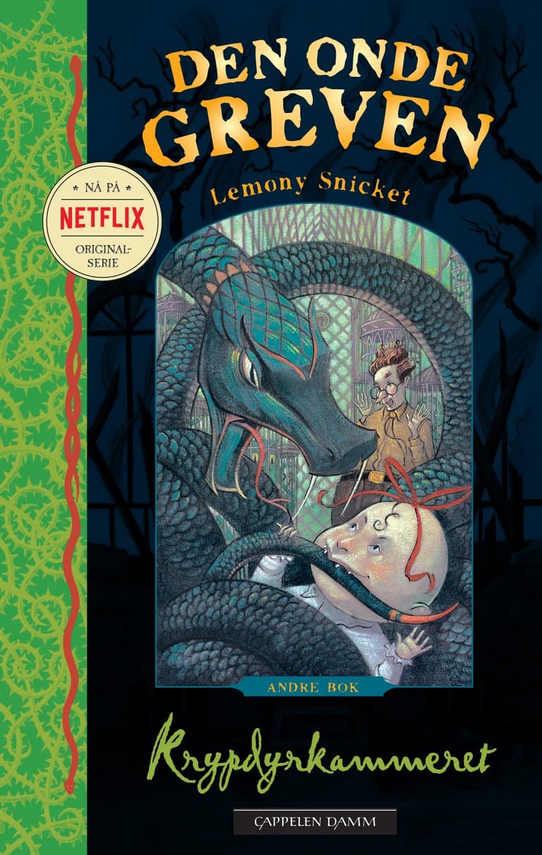 Omslag Krypdyrkammeret av Lemony Snicket (Heftet)