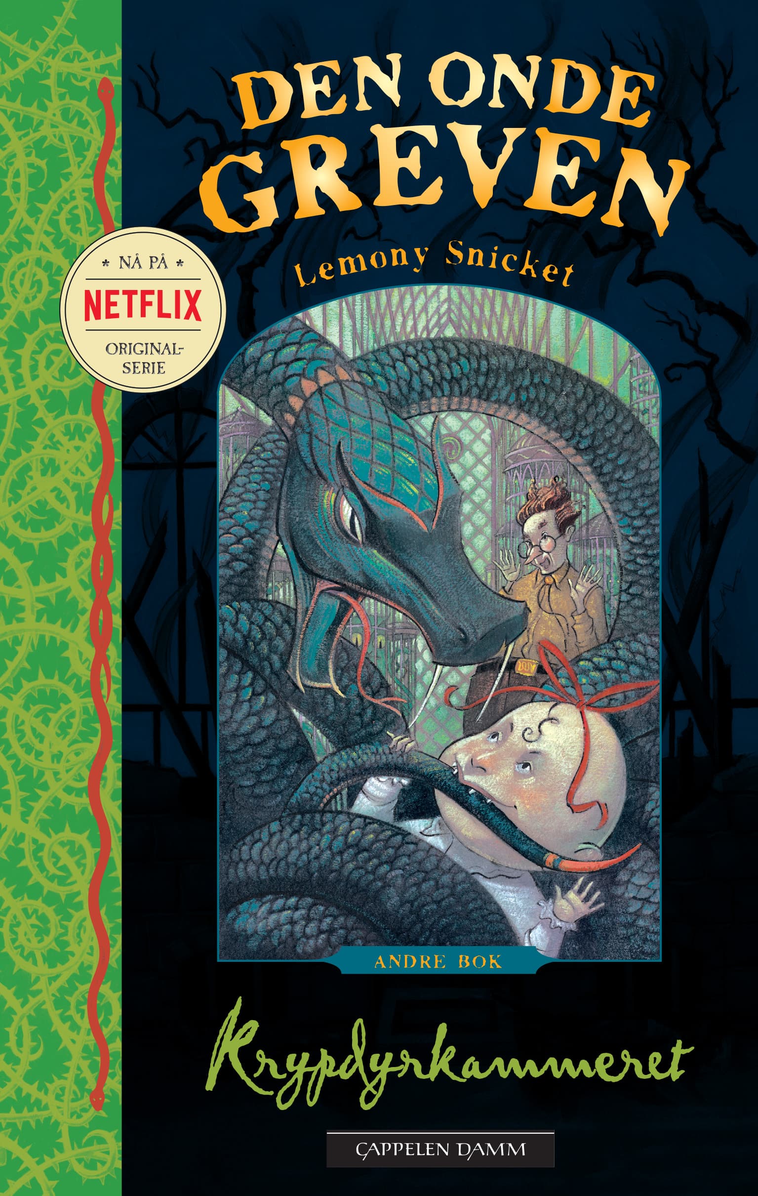 Omslag Krypdyrkammeret av Lemony Snicket (Heftet)