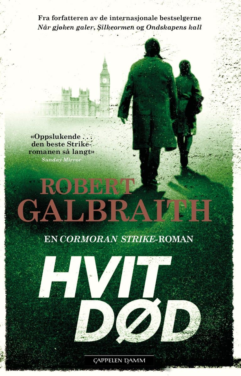 Omslag Hvit død av Robert Galbraith (Innbundet)