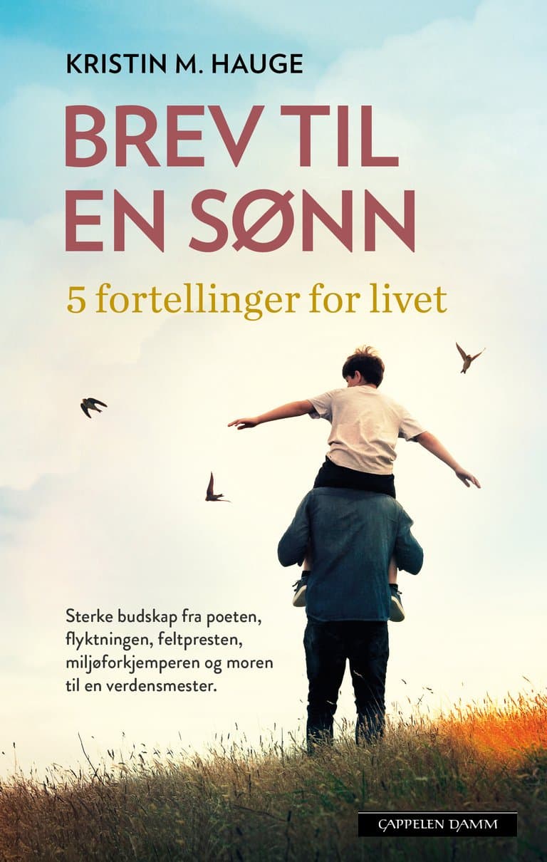 Omslag Brev til en sønn av Kristin M. Hauge (Innbundet)