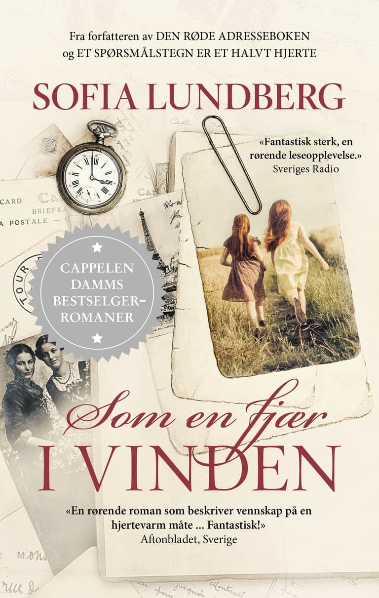Omslag Som en fjær i vinden av Sofia Lundberg (Heftet)