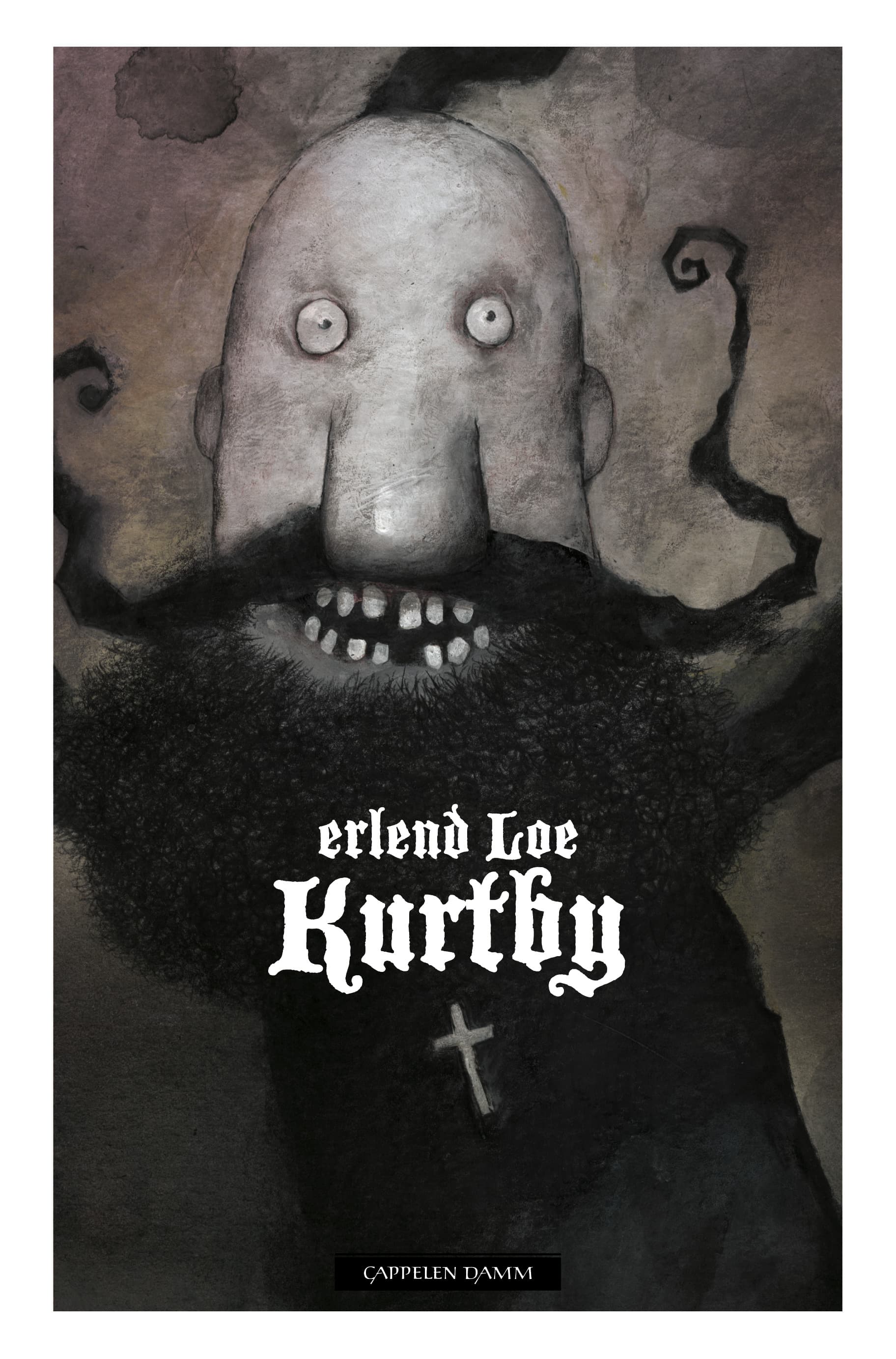 Omslag Kurtby av Erlend Loe (Innbundet)