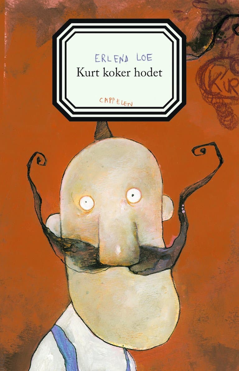 Omslag Kurt koker hodet av Erlend Loe (Innbundet)