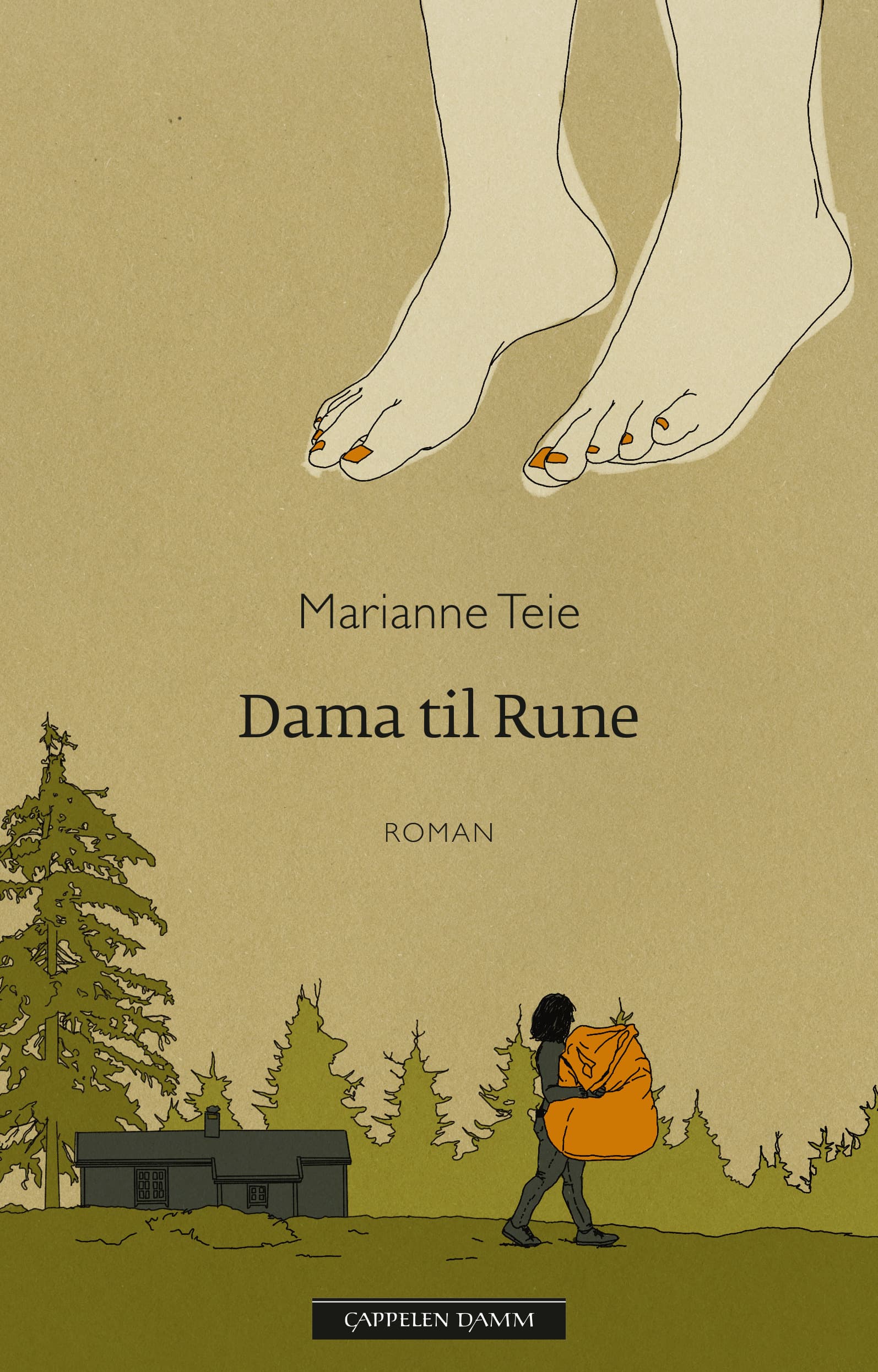 Omslag Dama til Rune av Marianne Teie (Innbundet)