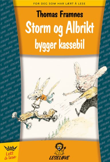 Leseløve - Storm og Albrikt bygger kassebil