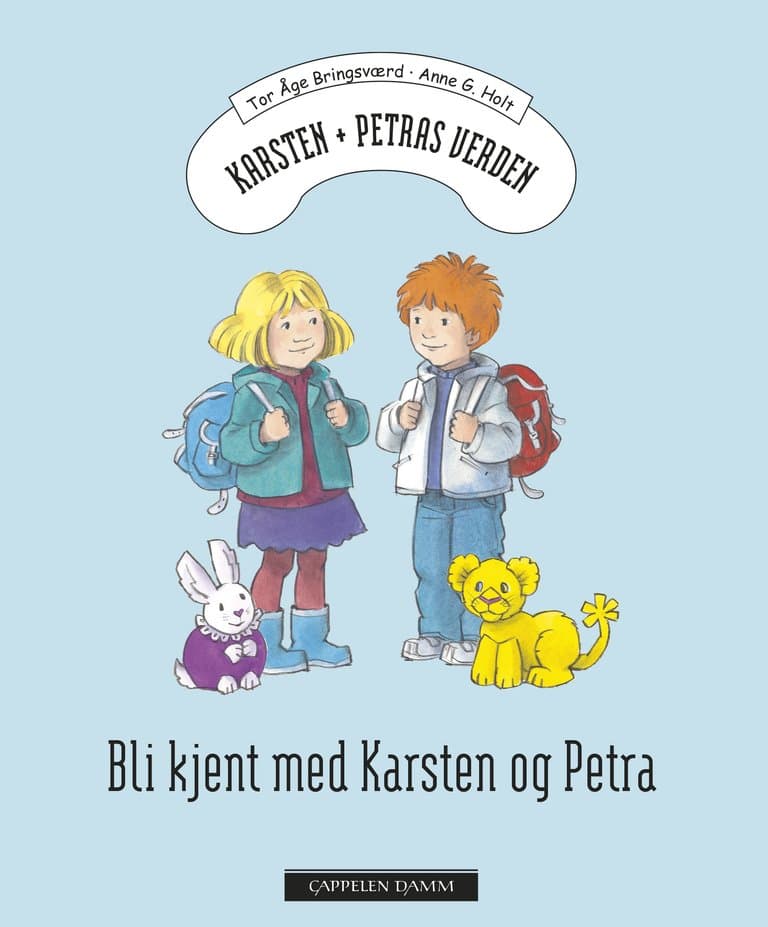Omslag Bli kjent med Karsten og Petra av Tor Åge Bringsværd (Innbundet)