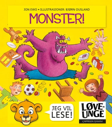 Omslag av "Løveunge - Monster"