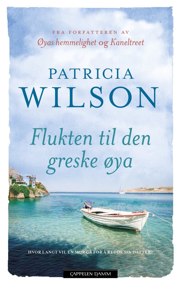 Omslag Flukten til den greske øya av Patricia Wilson (Ebok)