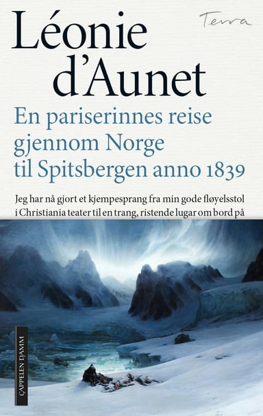 Omslag av "En pariserinnes reise gjennom Norge til Spitsbergen anno 1839"