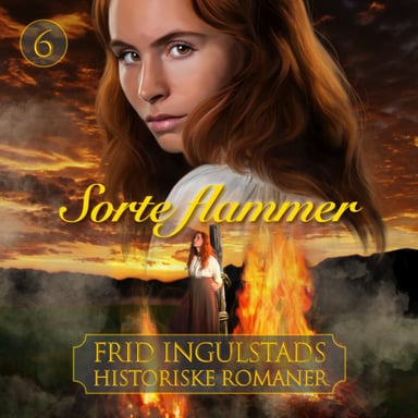 Omslag av "Sorte flammer"