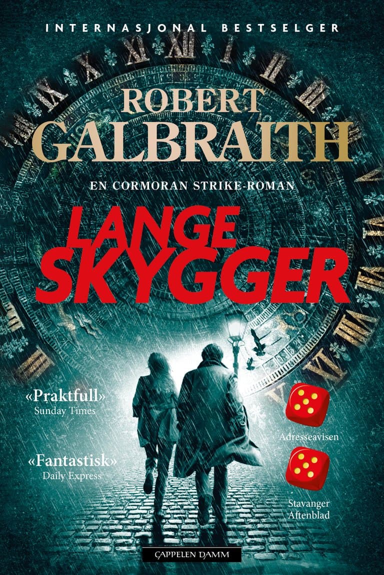Omslag Lange skygger av Robert Galbraith (Innbundet)