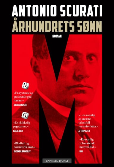 Omslag av "M Århundrets sønn"