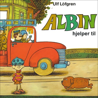Omslag av "Albin hjelper til"