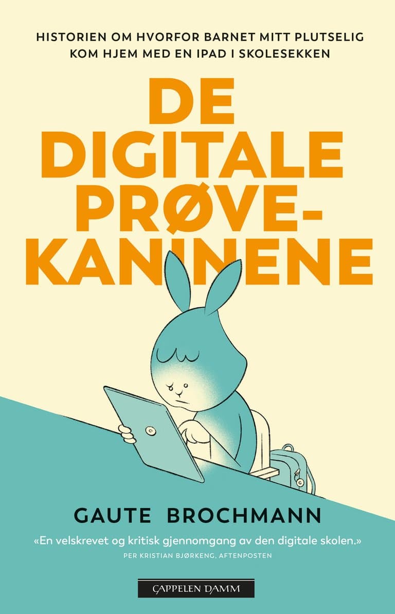 Omslag De digitale prøvekaninene av Gaute Brochmann (Heftet)