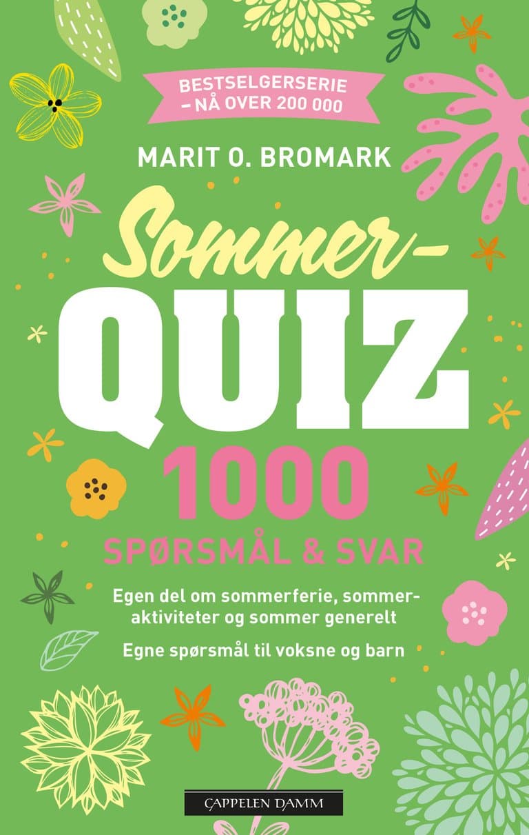 Omslag Sommerquiz 2022 av Marit O. Bromark (Heftet)