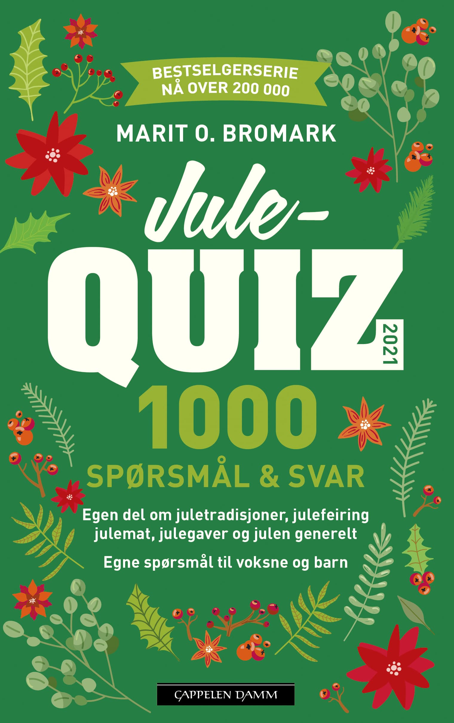 Omslag Julequiz 2021 av Marit O. Bromark (Heftet)
