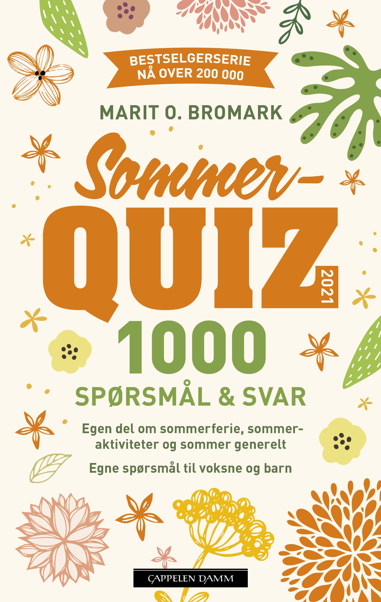 Omslag Sommerquiz 2021 av Marit O. Bromark (Heftet)