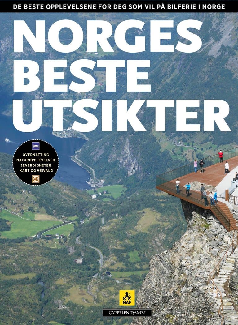Omslag Norges beste utsikter av Per Roger Lauritzen og Reidar Stangenes (Innbundet)