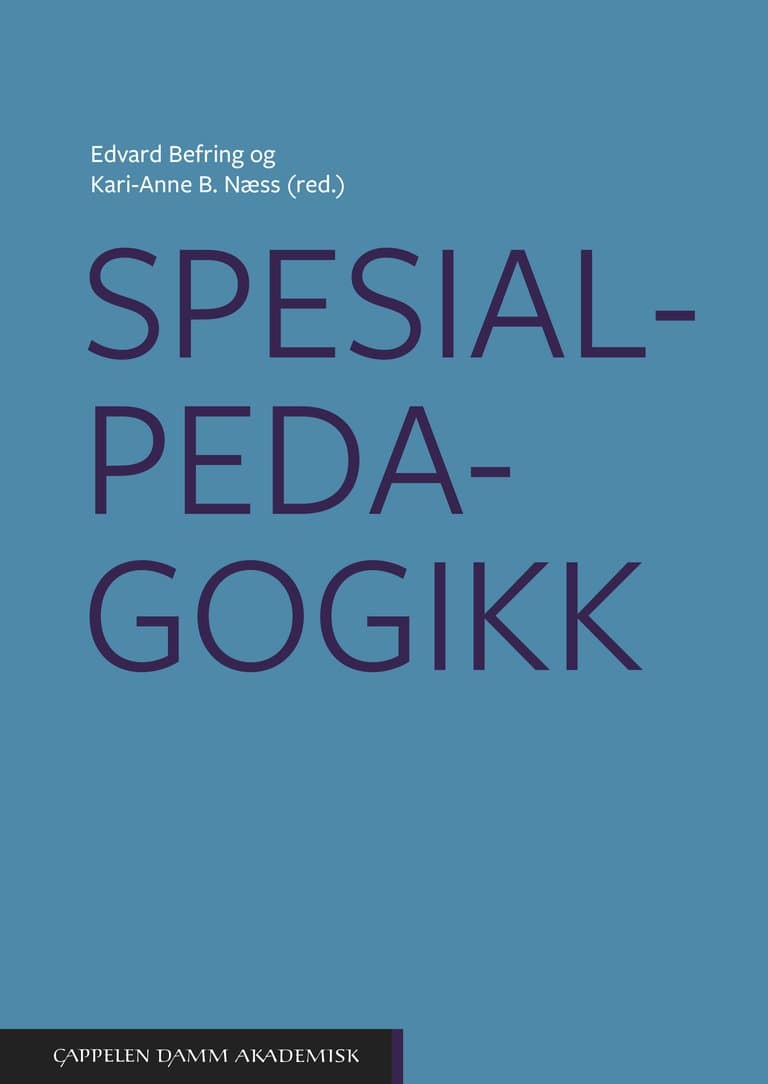 Omslag Spesialpedagogikk av Edvard Befring og Kari-Anne B. Næss (red.) (Heftet)