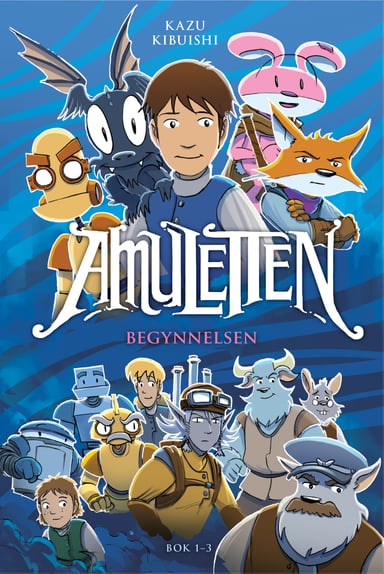 Omslag av "Amuletten 1-3 BEGYNNELSEN"