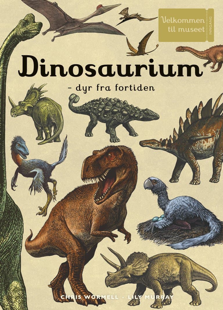 Omslag Dinosaurium (Innbundet)