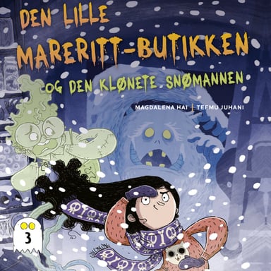 Omslag av "Den lille mareritt-butikken og den klønete snømannen"
