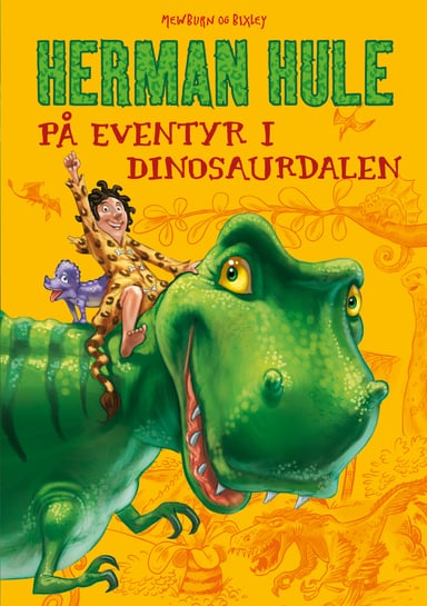 Omslag av "Herman Hule på eventyr i Dinosaurdalen"