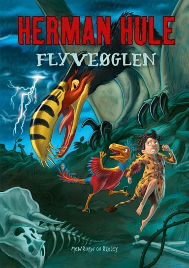 Omslag av "Herman Hule 3: Flyveøglen"