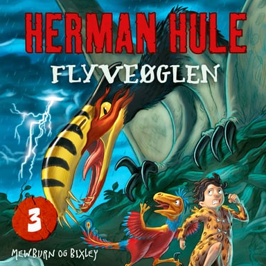 Omslag av "Herman Hule - Flyveøglen"