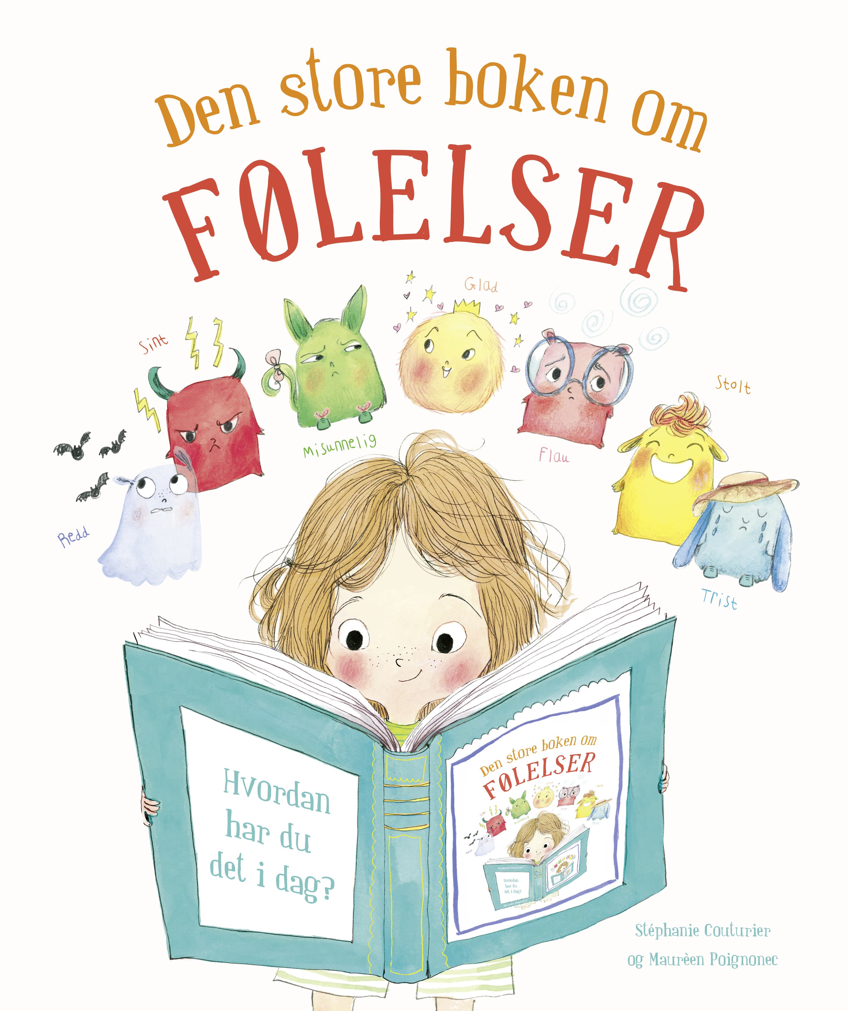 Omslag Den store boken om FØLELSER av Stéphanie Couturier (Innbundet)