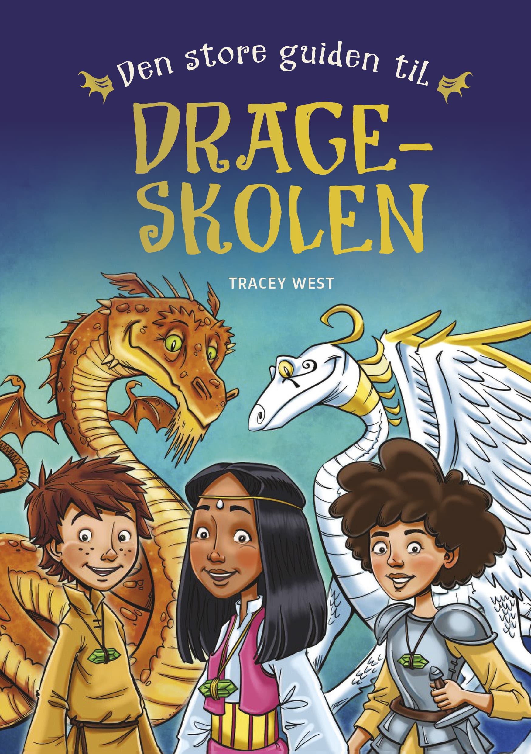 Omslag Den store guiden til Drageskolen av Tracey West (Innbundet)