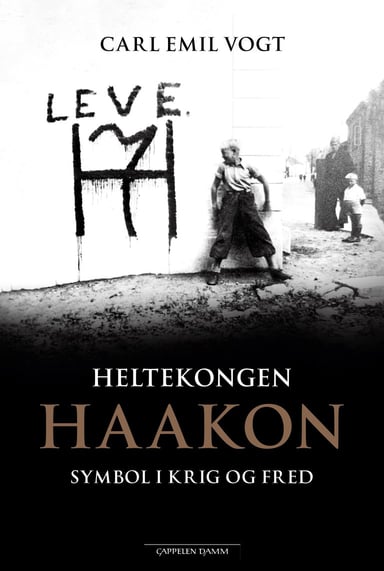 Omslag av "Heltekongen Haakon"