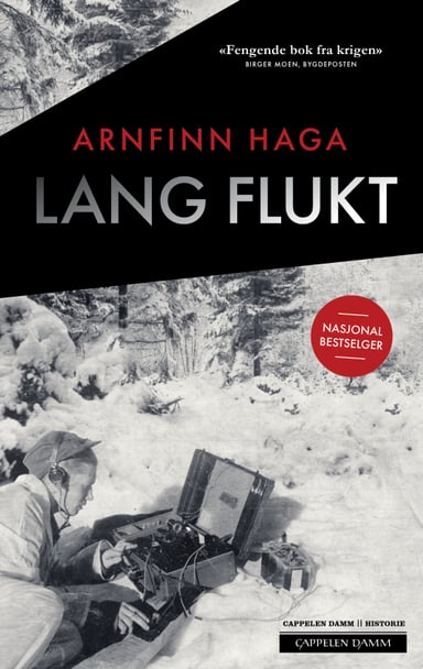 Omslag av "Lang flukt"