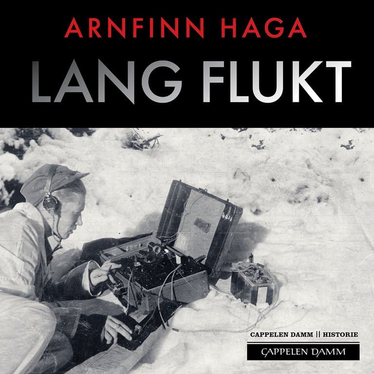 Omslag Lang flukt av Arnfinn Haga (Lydbok)