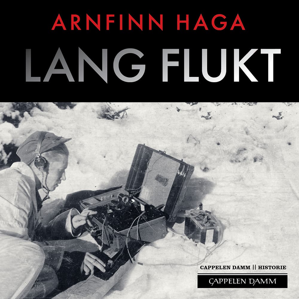 Omslag Lang flukt av Arnfinn Haga (Lydbok)