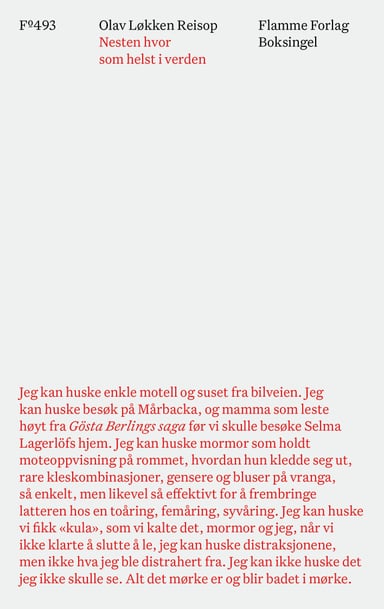 Omslag av "Nesten hvor som helst i verden"