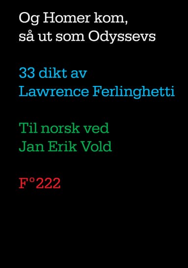 Og Homer kom, så ut som Odyssevs