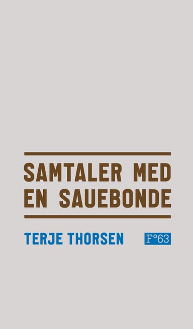 Omslag av "Samtaler med en sauebonde"