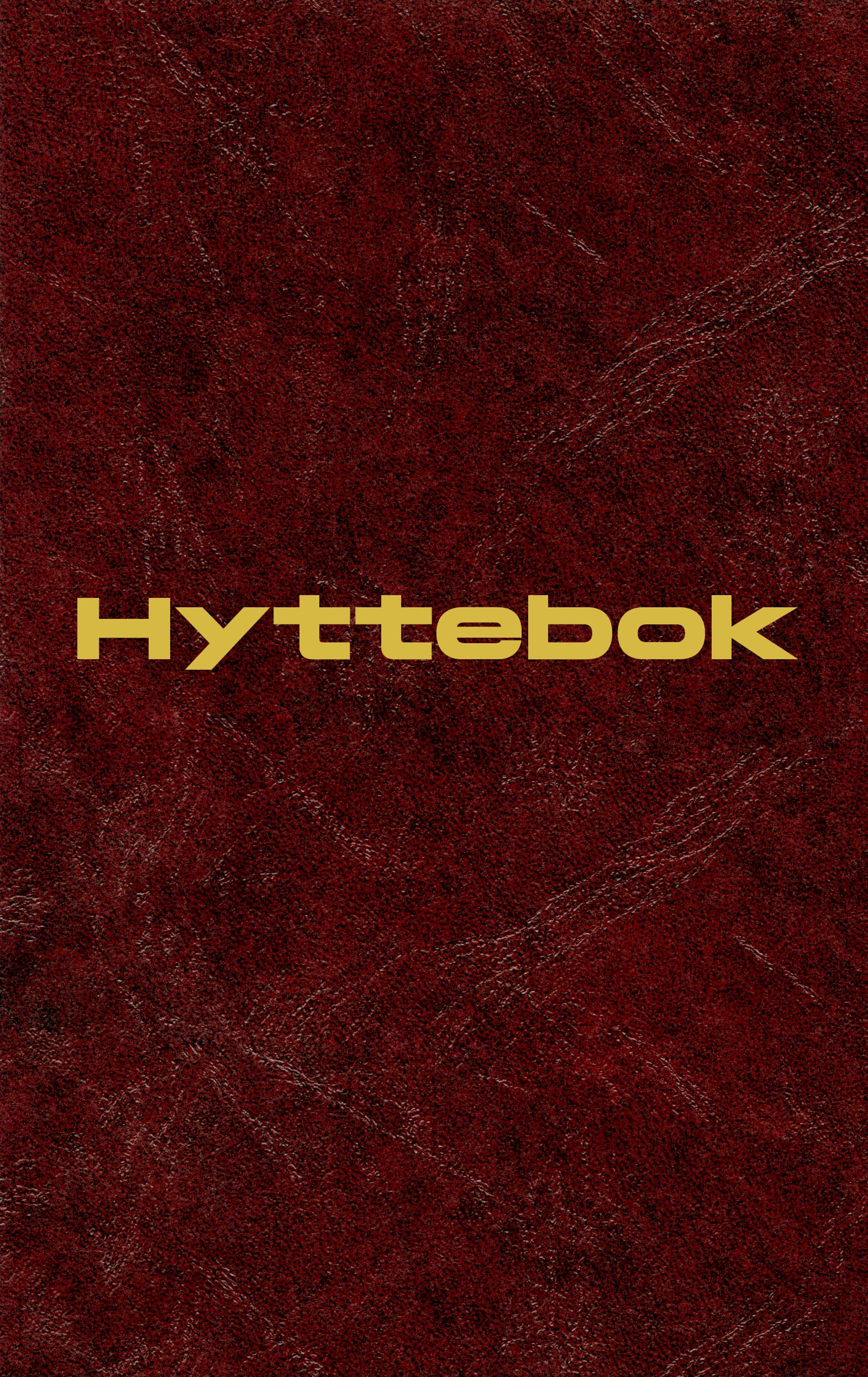 Omslag Hyttebok av Ole-Petter Arneberg (Ebok)