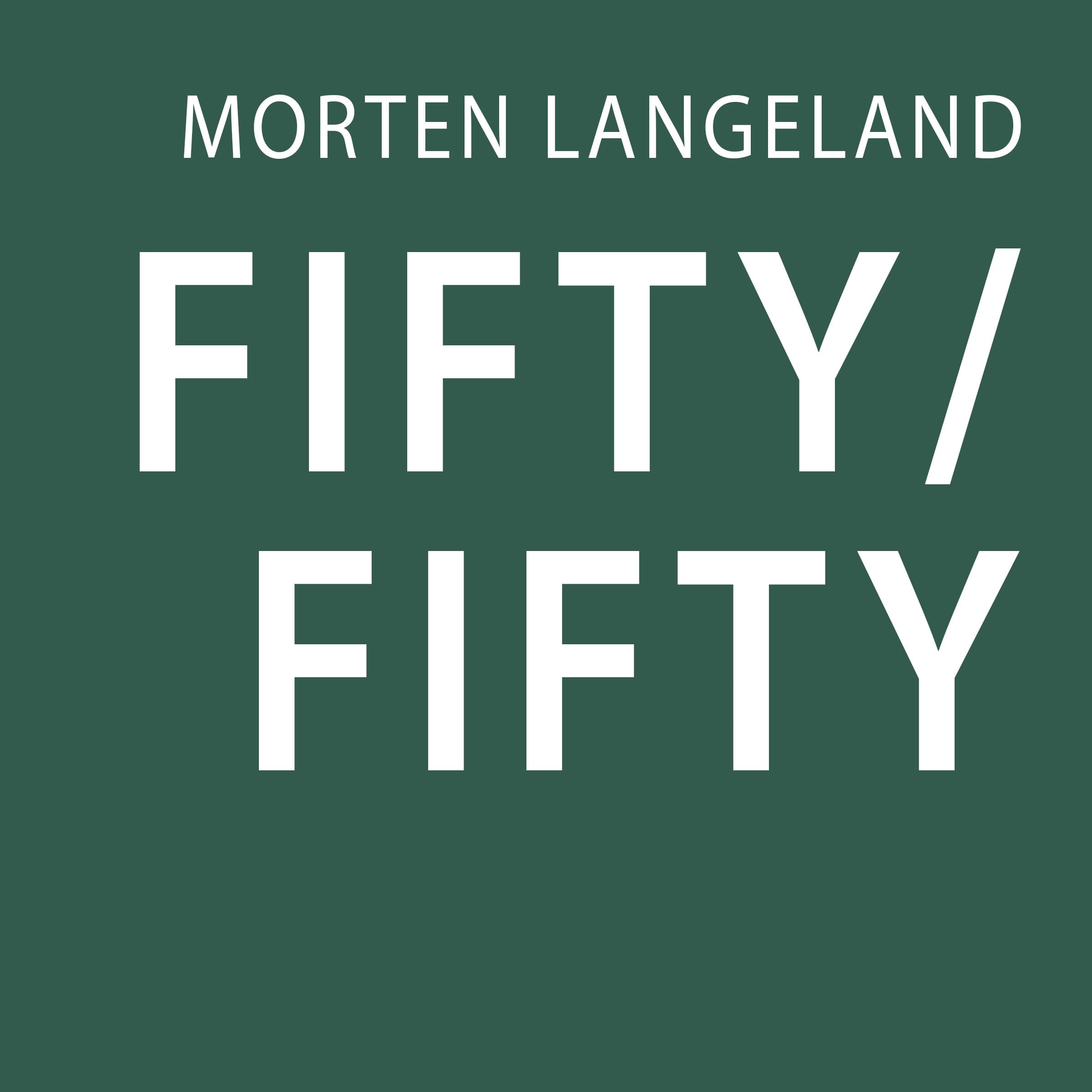 Omslag Fifty/Fifty av Morten Langeland (Lydbok)