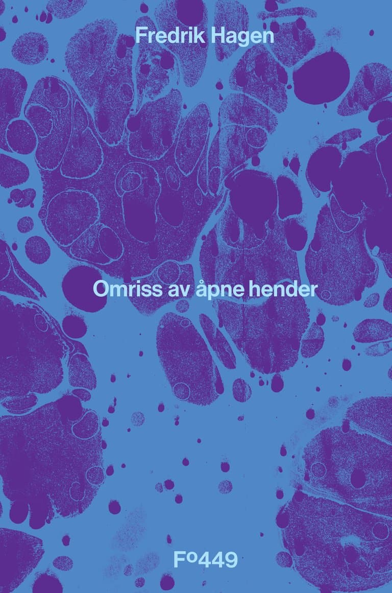 Omslag Omriss av åpne hender av Fredrik Hagen (Innbundet)