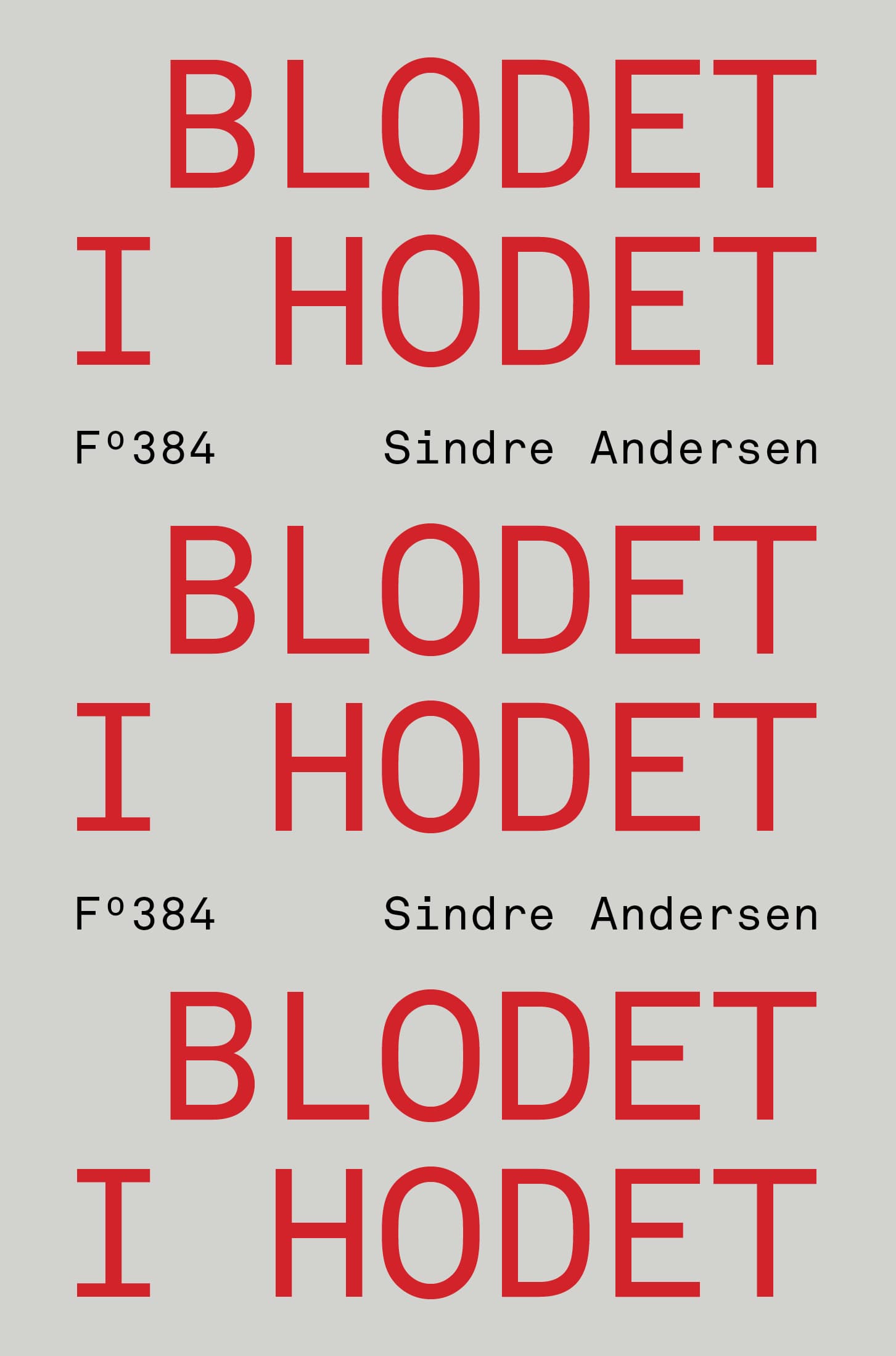 Omslag Blodet i hodet av Sindre Andersen (Ebok)