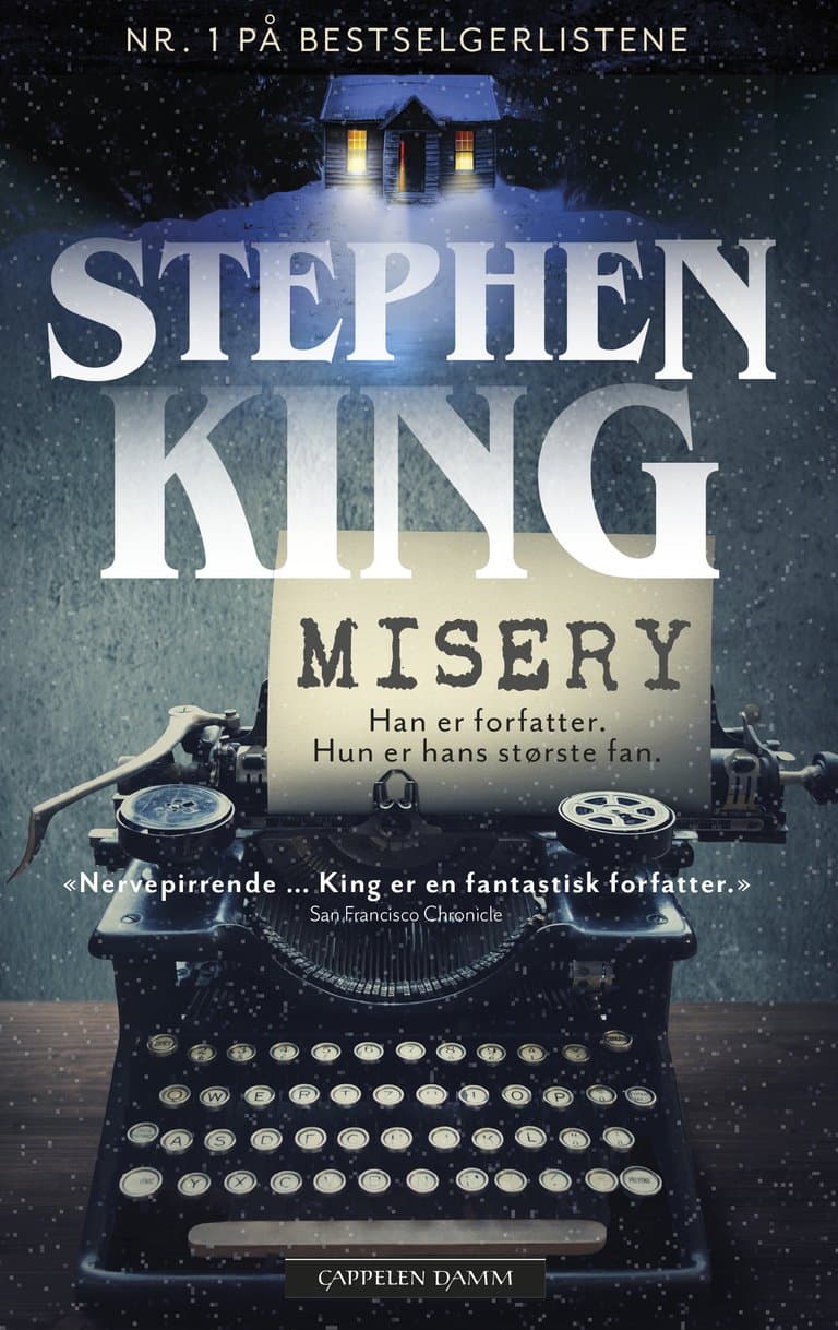 Omslag Misery av Stephen King (Heftet)
