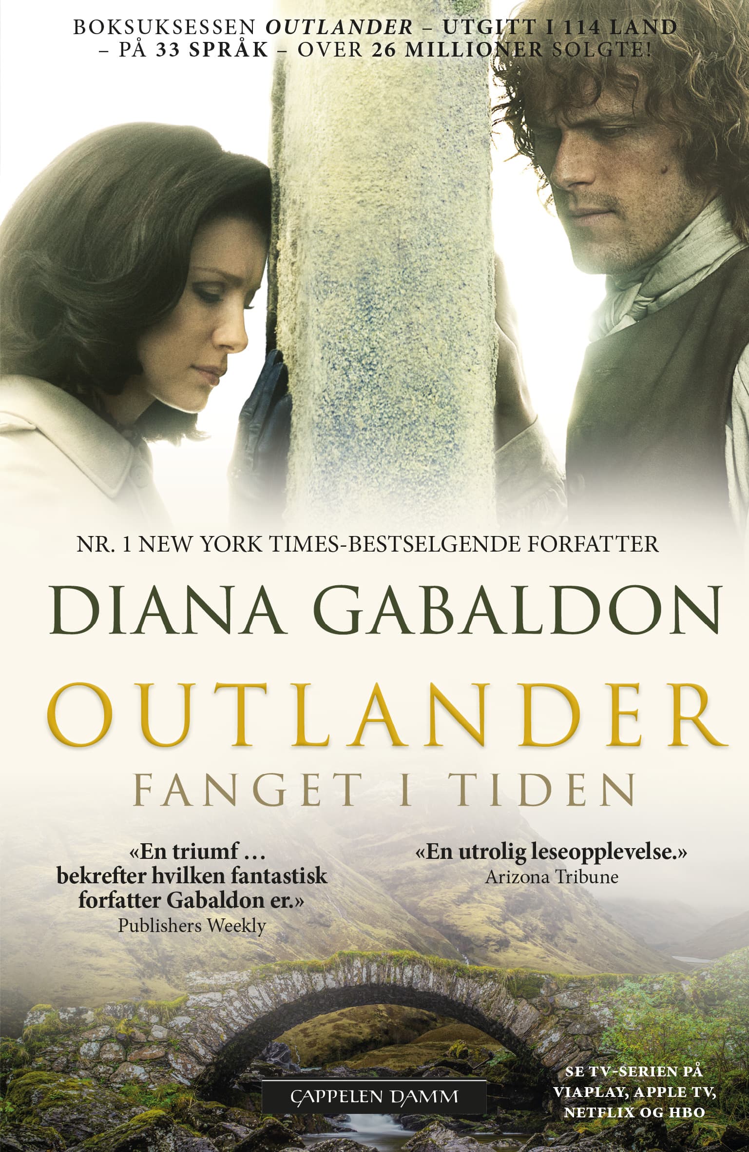 Omslag Fanget i tiden av Diana Gabaldon (Heftet)