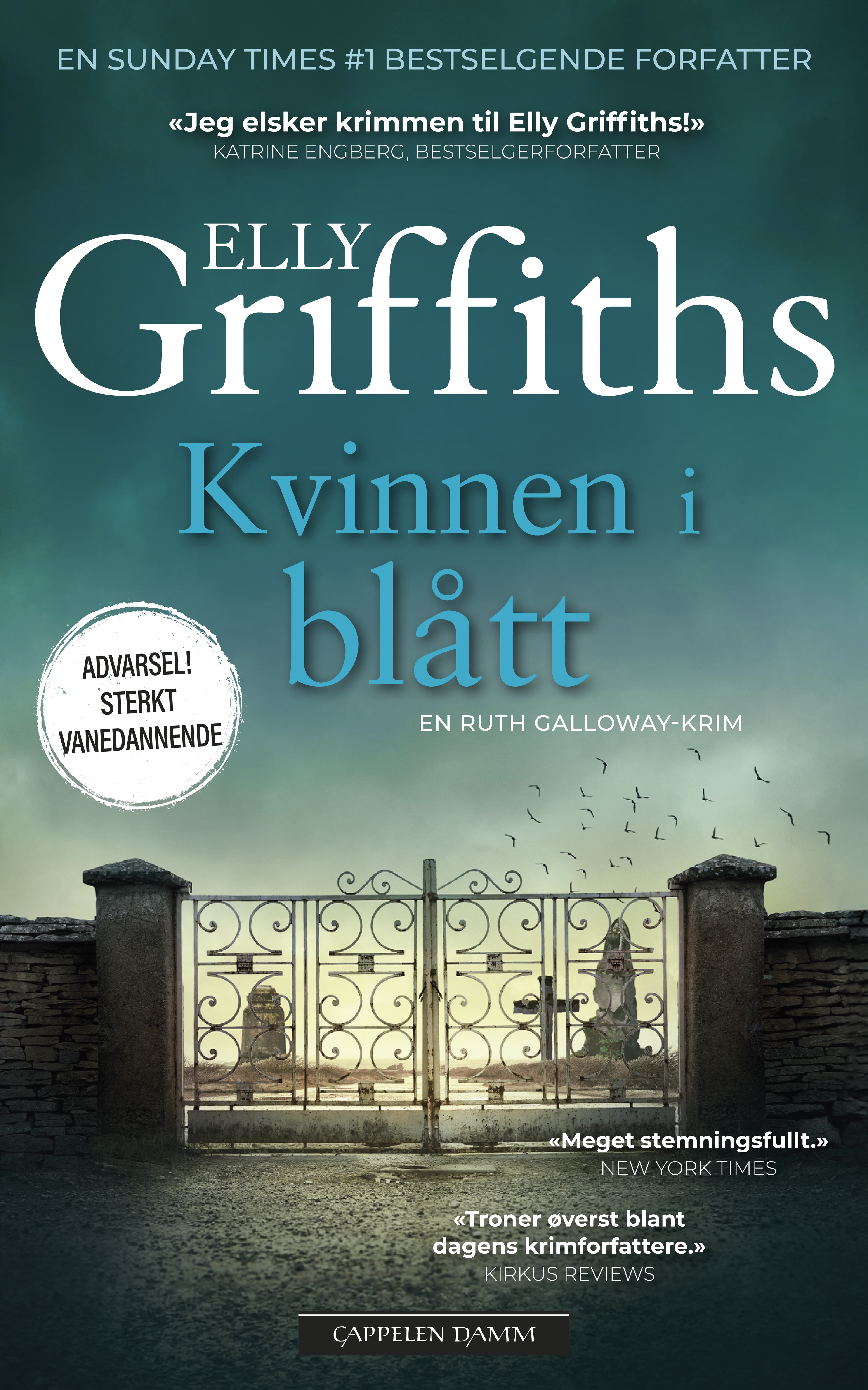 Omslag Kvinnen i blått av Elly Griffiths (Heftet)