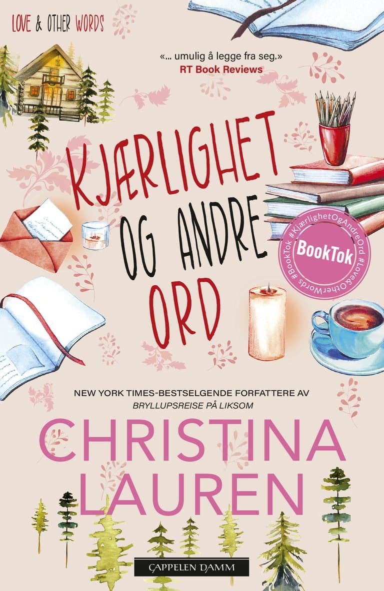 Omslag Kjærlighet og andre ord av Christina Lauren (Ebok)