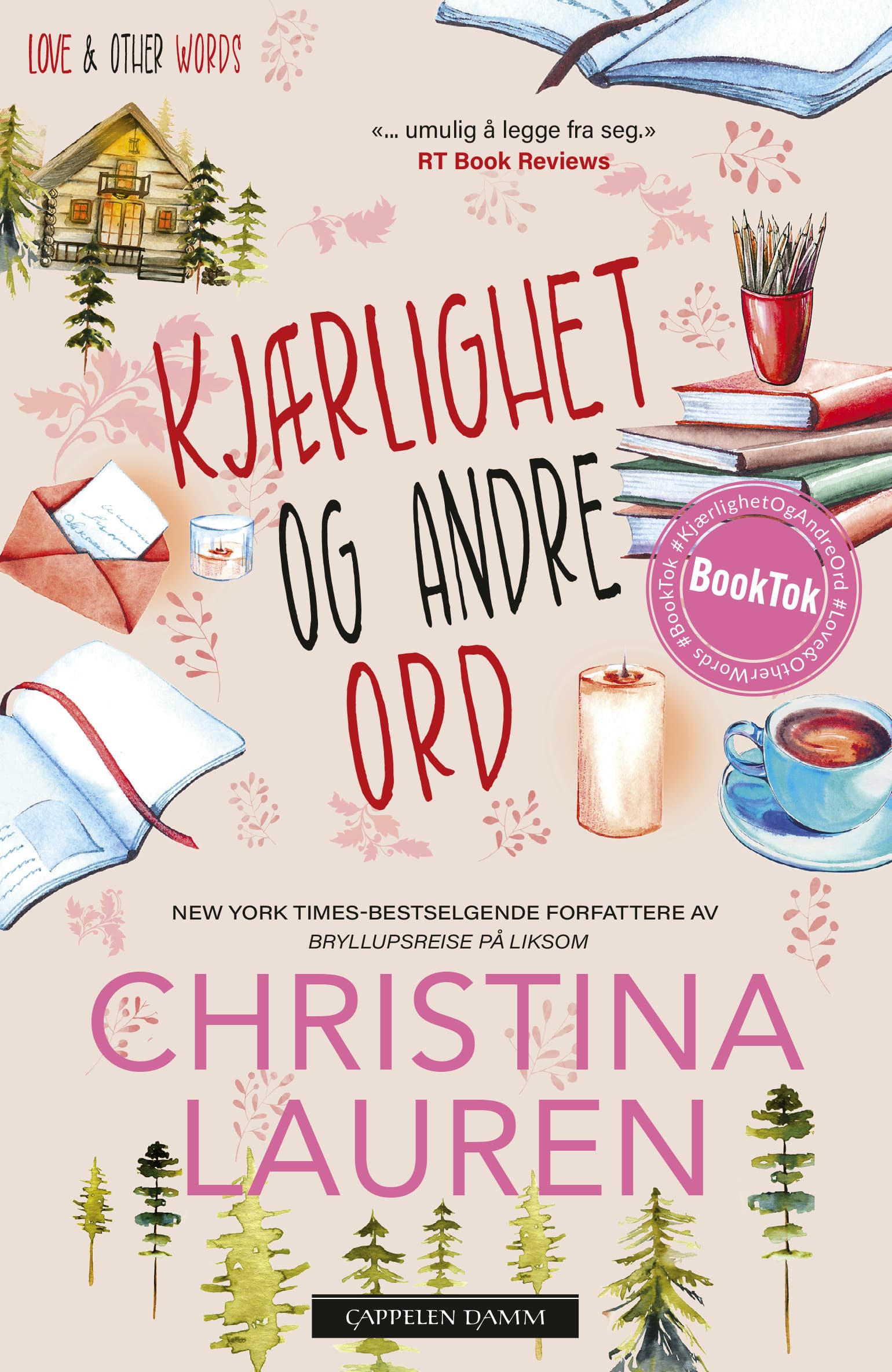 Omslag Kjærlighet og andre ord av Christina Lauren (Ebok)