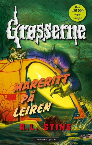 Omslag av "Grøsserne – Mareritt på leiren"